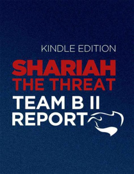 Patrick Poole Shariah: The Threat To America: An Exercise In Competitive Analysis (Report of Team B II)