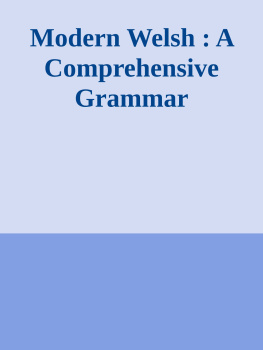 Gareth King Modern Welsh : A Comprehensive Grammar