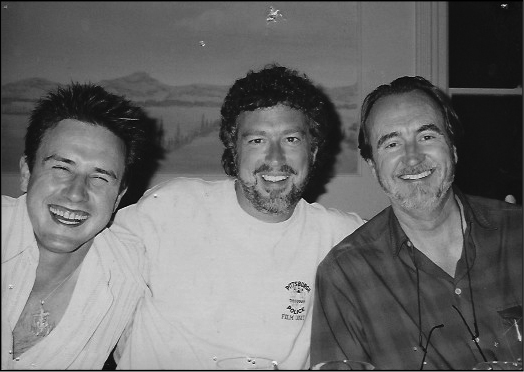 Actor David Arquette assistant director Nick Mastandrea and director Wes - photo 4