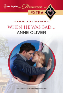 Anne Oliver Maverick Millionaires 2 When He Was Bad...