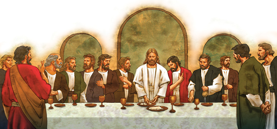 Jesus and His apostles met together in an upper room for the feast of the - photo 9