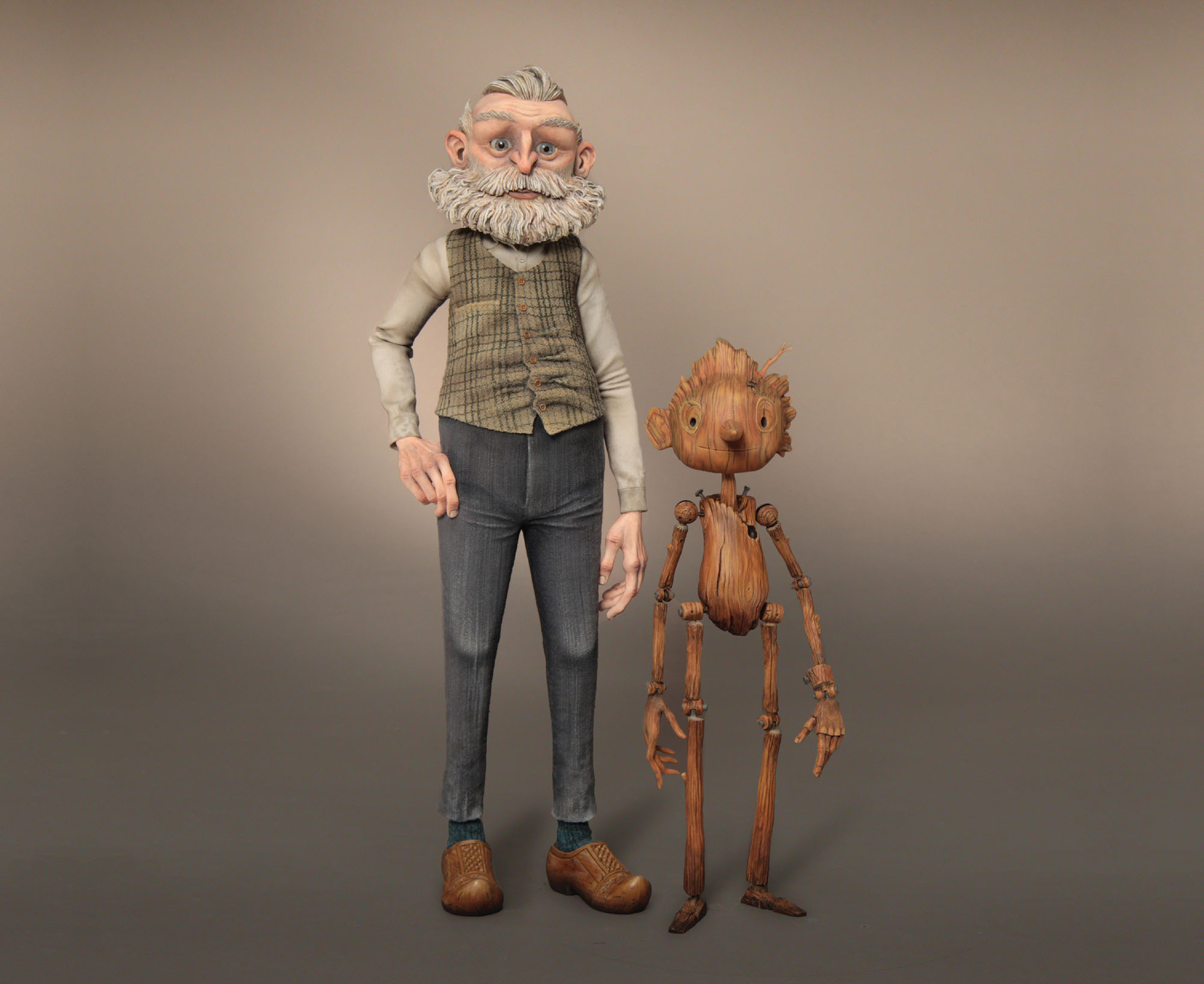 The Geppetto and Pinocchio puppets created by famed puppet company Mackinnon - photo 5