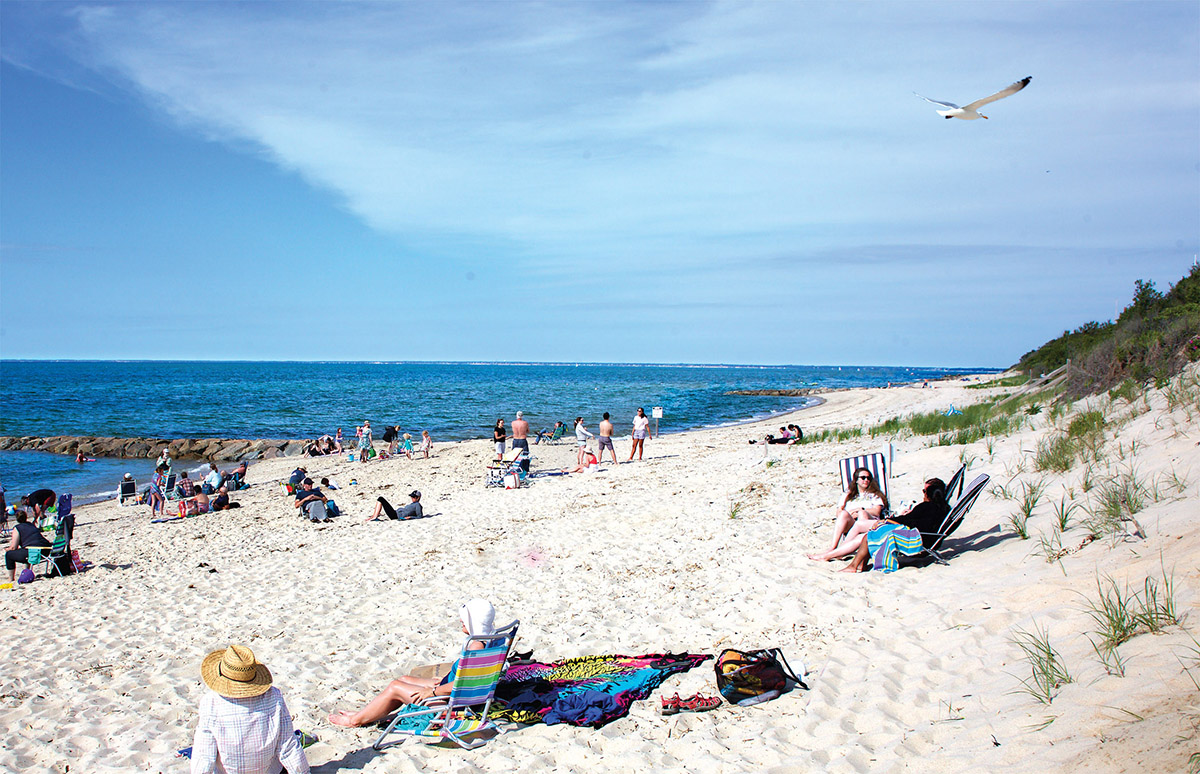 A fine day in June at Saints Landing Beach This narrow beach with light sand - photo 16