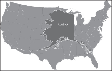 This overlay map shows just how big Alaska really is From Ketchikan to the tip - photo 10