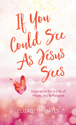 Elizabeth Oates If You Could See as Jesus Sees: Inspiration for a Life of Hope, Joy, and Purpose