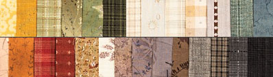 Choosing Your Fabric The different color schemes and fabric types used in the - photo 3