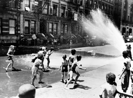 Children cooling off at a fire hydrant in August 1943 Courtesy of the Library - photo 3