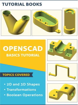 Tutorial Books - OpenSCAD Basics Tutorial