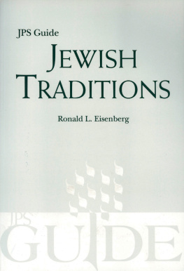 Ronald L. Eisenberg - Jewish Traditions