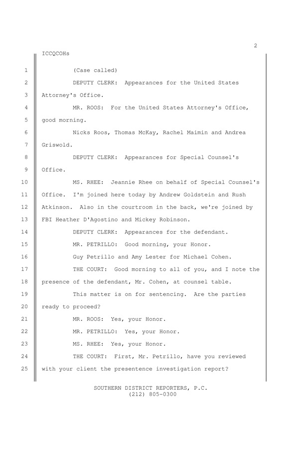 Michael Cohens House Testimony The Complete Transcripts and Case Documents - photo 25