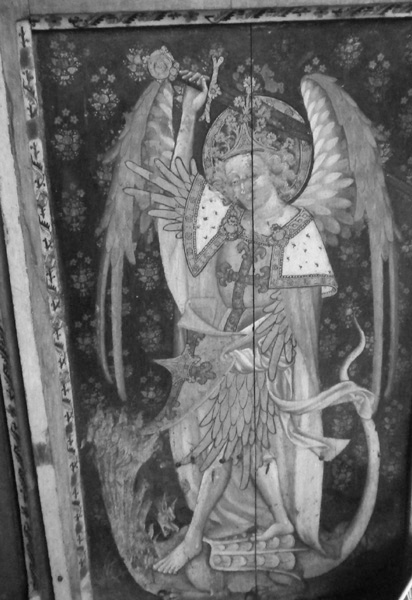 St Michael slaying the dragon at Ranworth in Norfolk Englishmen exercised a - photo 3