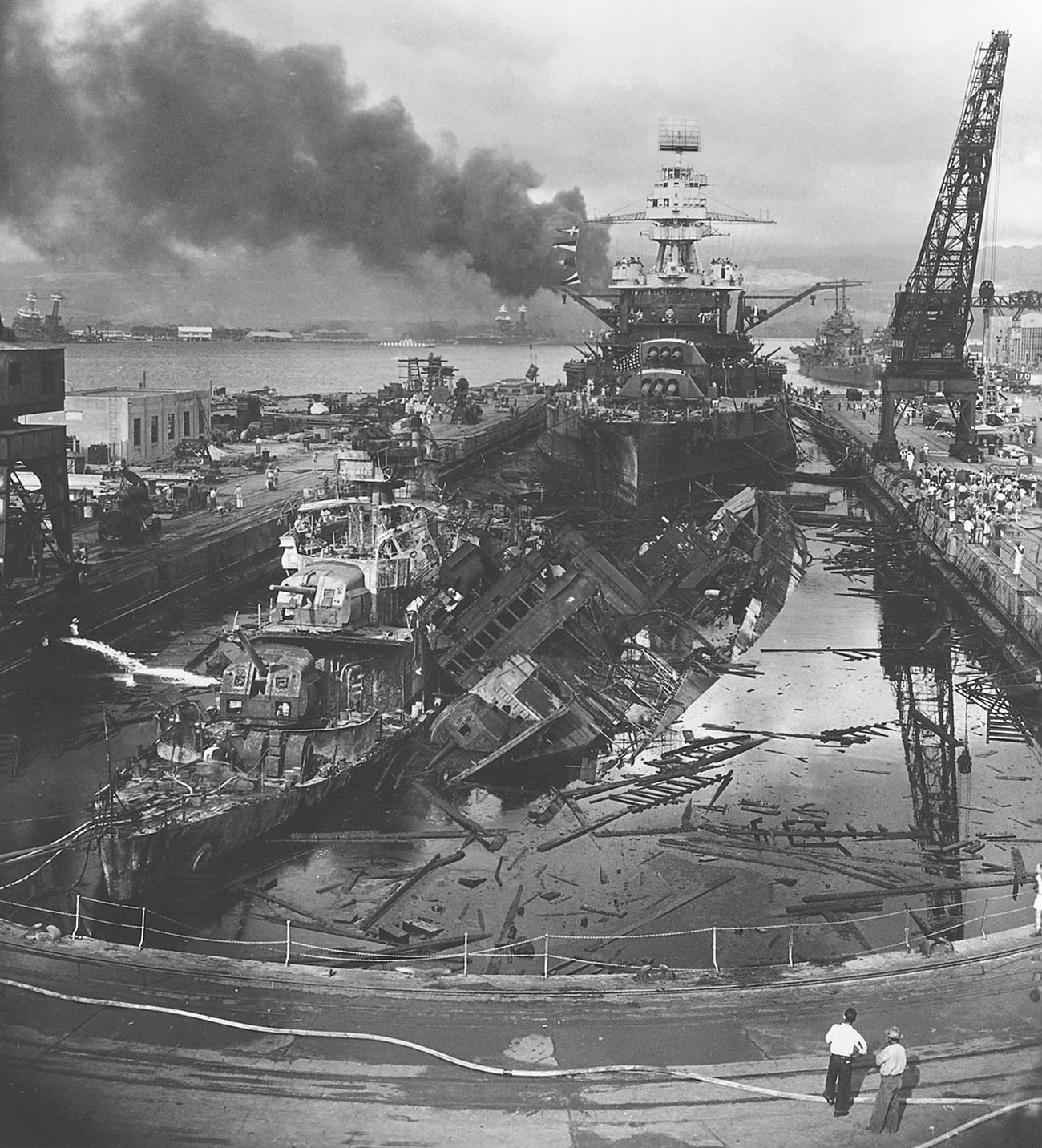 The attack on Pearl Harbor brought the United States into World War II and cast - photo 5