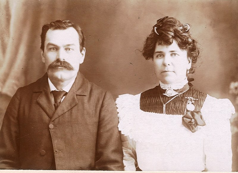 Louis Laverdiere and Alosie Lemire about 1904 I was intrigued by Alosie What - photo 2