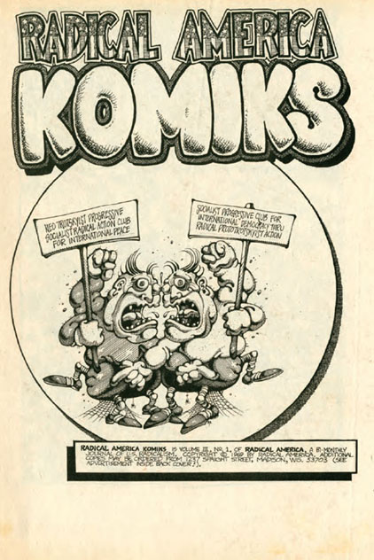 Radical America vol 3 no 1 1969 Title page artwork by Rick Griffin - photo 5