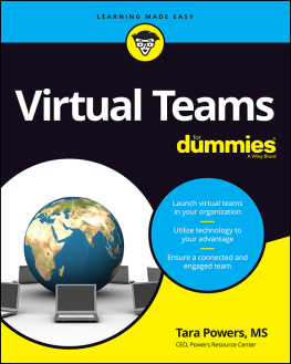 Tara Powers Virtual Teams For Dummies