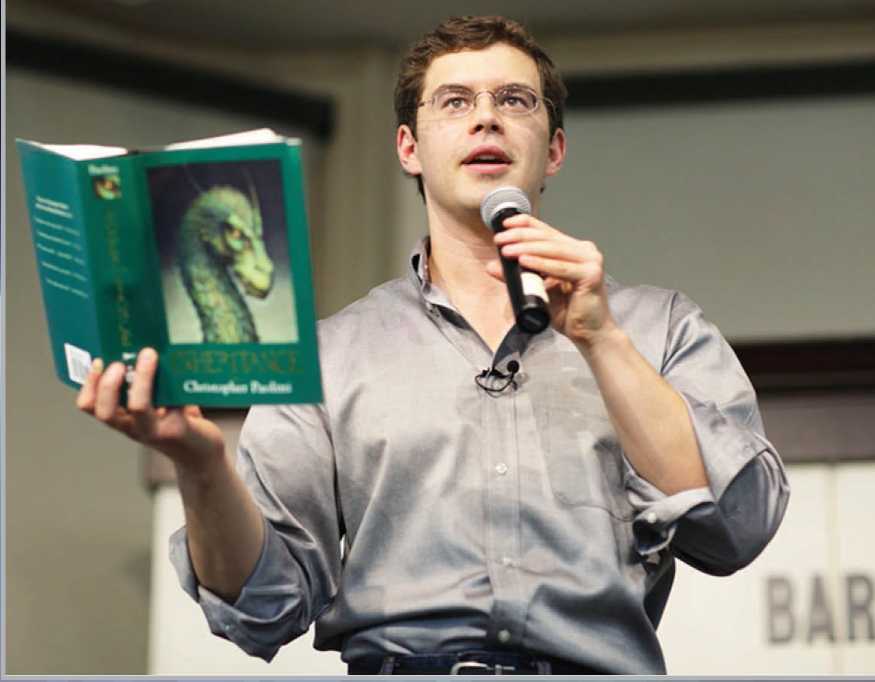 Christopher Paolini reads from his fourth novel Inheritance His hard work and - photo 5