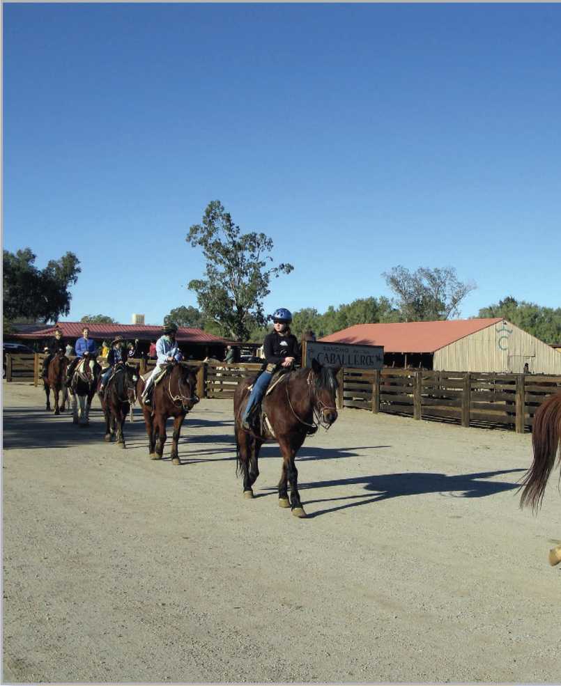 Riding horses is not just a hobbyits a skill thats useful for leading groups of - photo 5