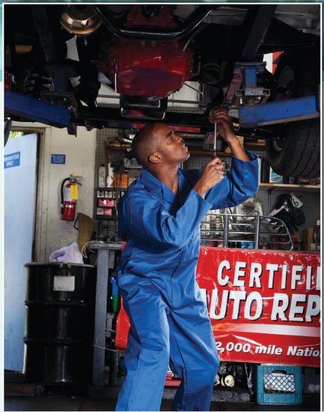 Auto repair technicians also called mechanics like to work with their hands - photo 5