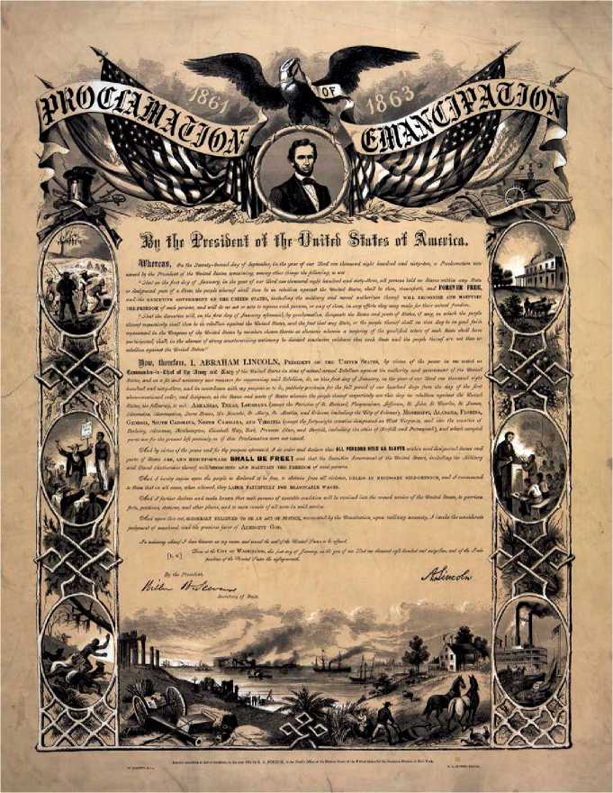 This reproduction of the Emancipation Proclamation can be found at the National - photo 5