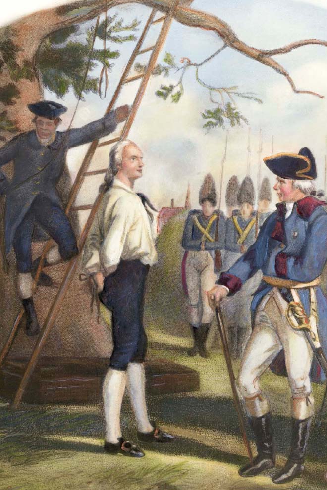 American spy Nathan Hale was executed by the British during the Revolutionary - photo 2