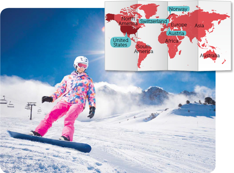 Some sports like skiing and snowboarding need special The United States has - photo 9