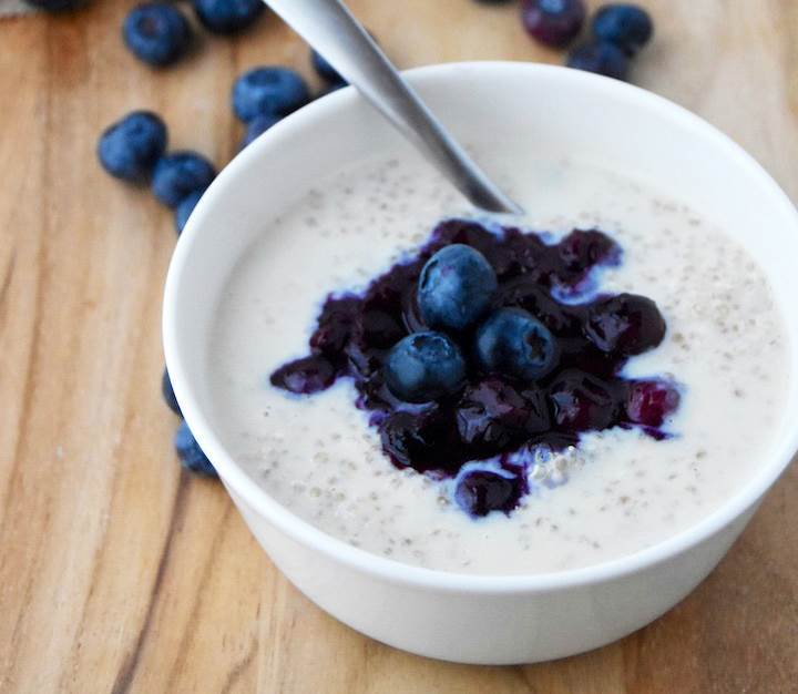 Quinoa porridge made with homemade blueberry compote from scratch This recipe - photo 8