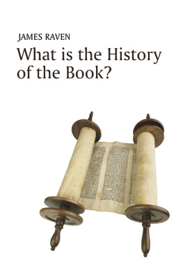 James Raven - What is the History of the Book?