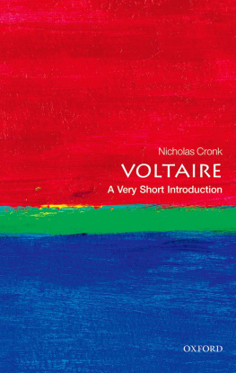 Nicholas Cronk - Voltaire: A Very Short Introduction