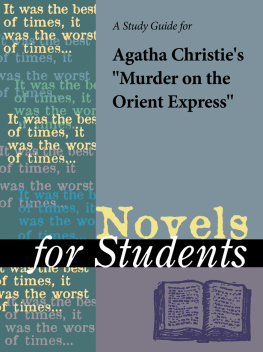 Gale A Study Guide for Agatha Christies Murder on the Orient Express