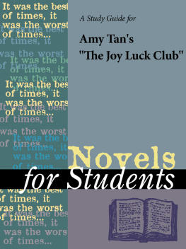 Gale - A Study Guide for Amy Tans The Joy Luck Club