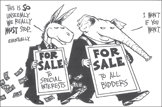 Politicians of both parties outwardly agree that the American lobbying system - photo 4