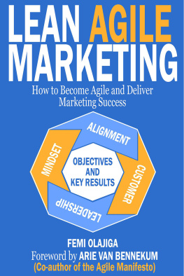 Femi Olajiga - Lean Agile Marketing: How to Become Agile and Deliver Marketing Success