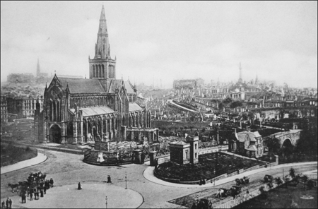 Valentines postcard of Glasgow cathedral and Necropolis 1893 By the onset of - photo 3