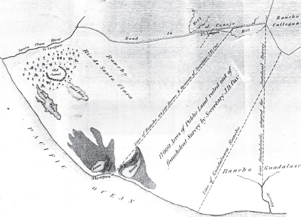 Early map of El Rio de Santa Clara o la Colonia that shows the location of the - photo 4