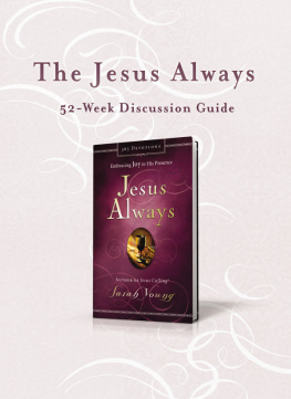 Sarah Young - The Jesus Always 52-Week Discussion Guide