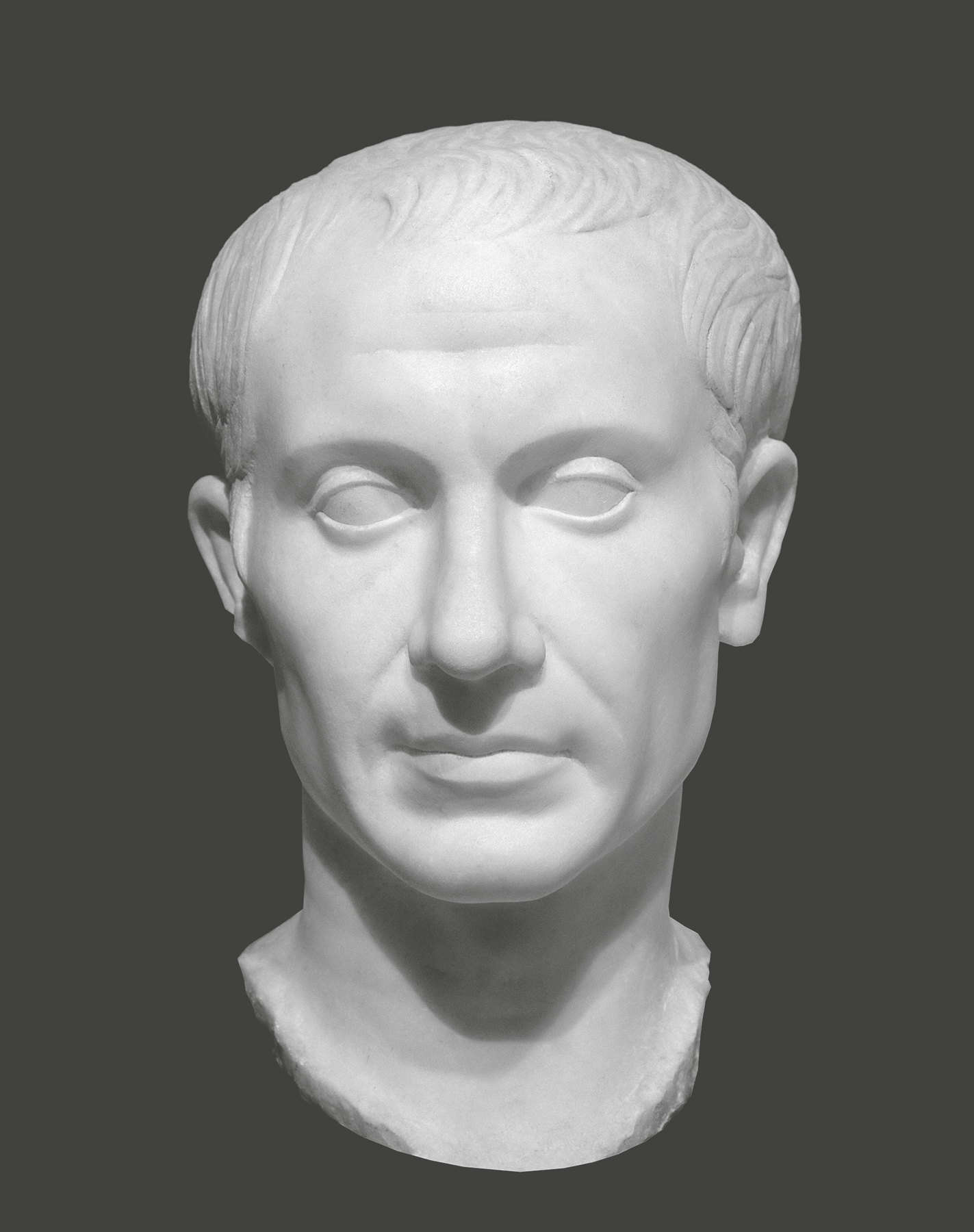 A posthumous portrait of Caesar discovered on the island of Pantelleria in - photo 4