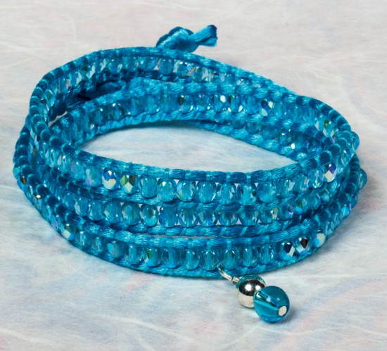 What you need for the bracelet 50 in 126cm azure blue rattail cord 1 - photo 5