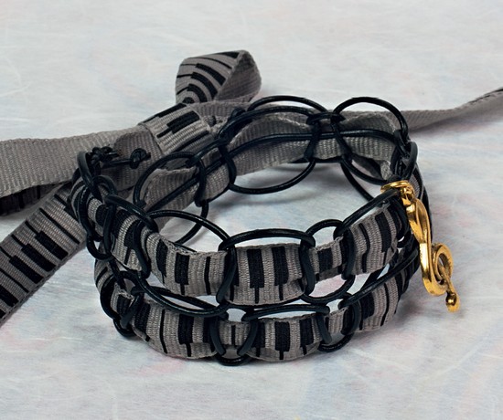 What you need for the bracelet 2 yd 25m black leather cord 1mm 23 in - photo 10