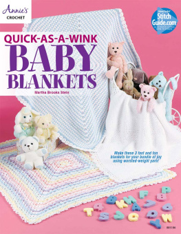 Martha Brooks Stein Quick-as-a-Wink Baby Blankets