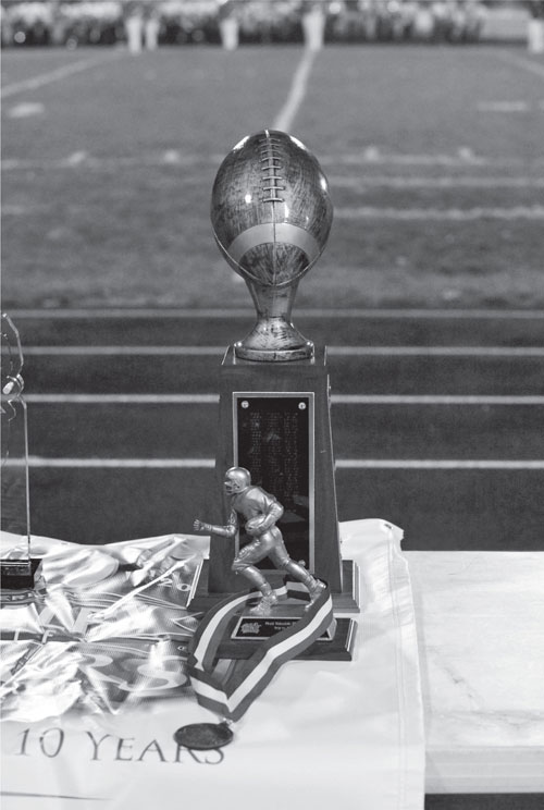 The Battle on the Miami trophy awarded to the winner of the Troy-Piqua game - photo 4