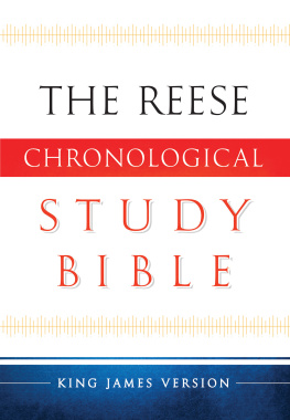 Edward Reese KJV Reese Chronological Study Bible