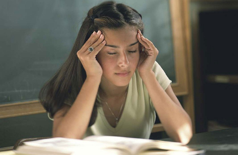 Many teens experience high levels of stress A survey by the American - photo 3