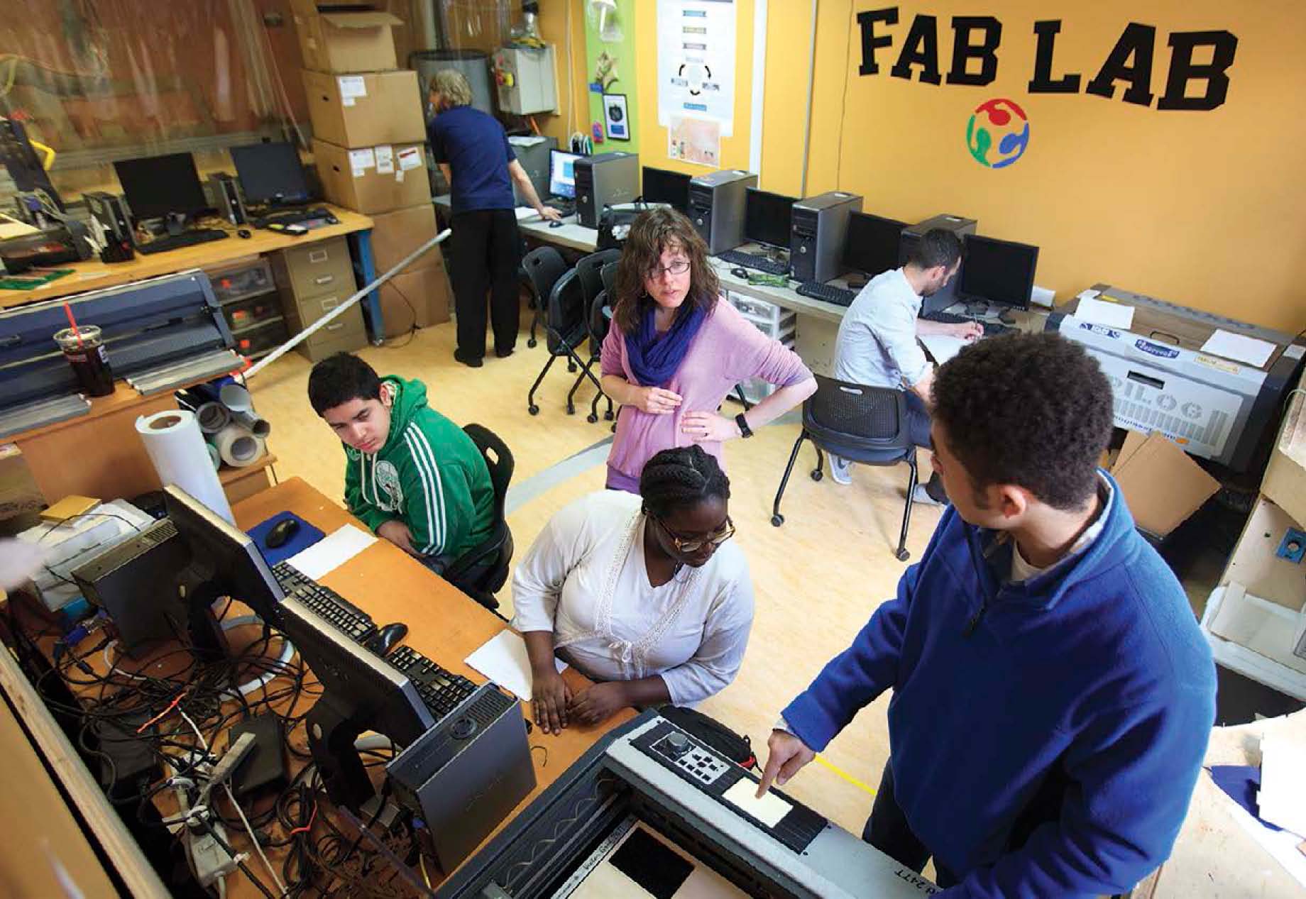 Fab Labs provide an ideal setting for STEM education In this photo a college - photo 5