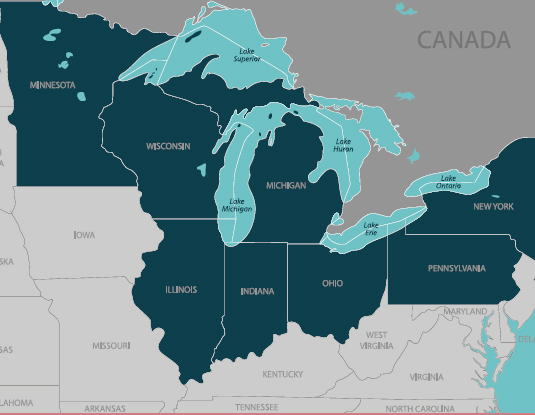 Theres enough water in the Great Lakes to cover the continental United States - photo 3