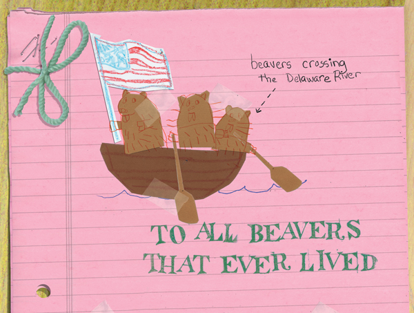 I had an idea to dedicate my report to all the beavers that ever lived I am - photo 14