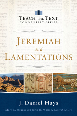 J. Daniel Hays - Jeremiah and Lamentations