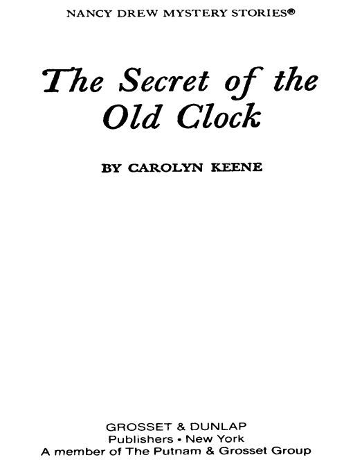 Table of Contents The Crowley clock at last Nancy exclaimed CHAPTER - photo 1