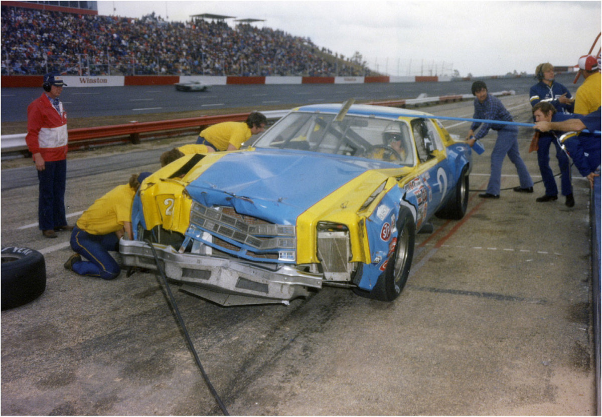 Dale Earnhardt tore up plenty of cars in his early days like this wrecked No - photo 6