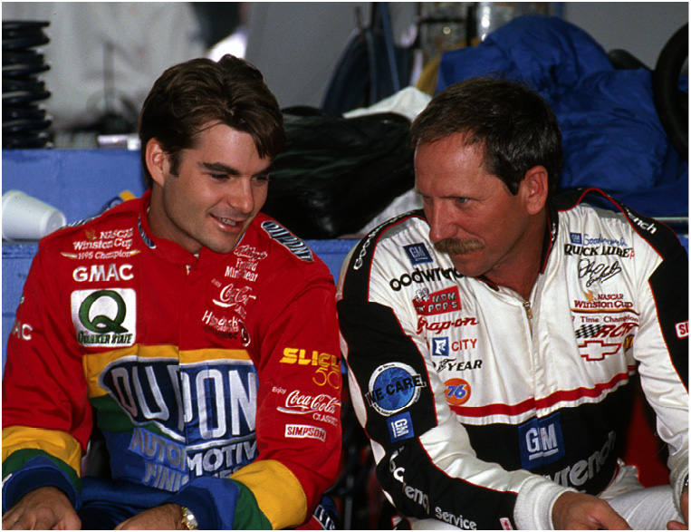 Generations collide again Jeff Gordon then just twenty-five years old with - photo 13