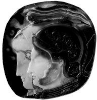 Onyx cameo portrait of Alexander with his mother Olympias c 278 BC Many - photo 5